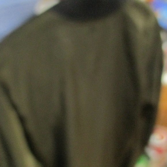 Among equals long modern lined olive black zip coat jacket 12 m - Picture 7 of 9